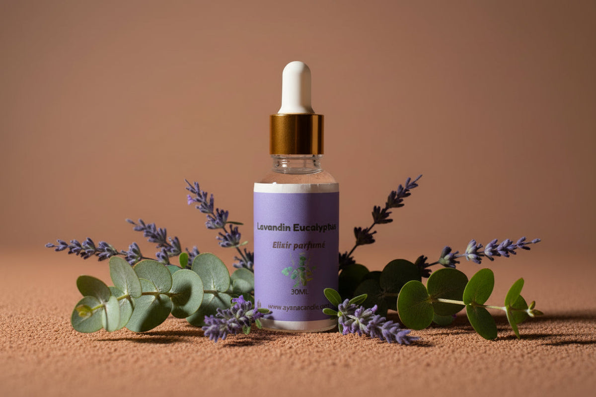 Elixir parfumé senteur Lavandin Eucalyptus Ayana et A Candle
