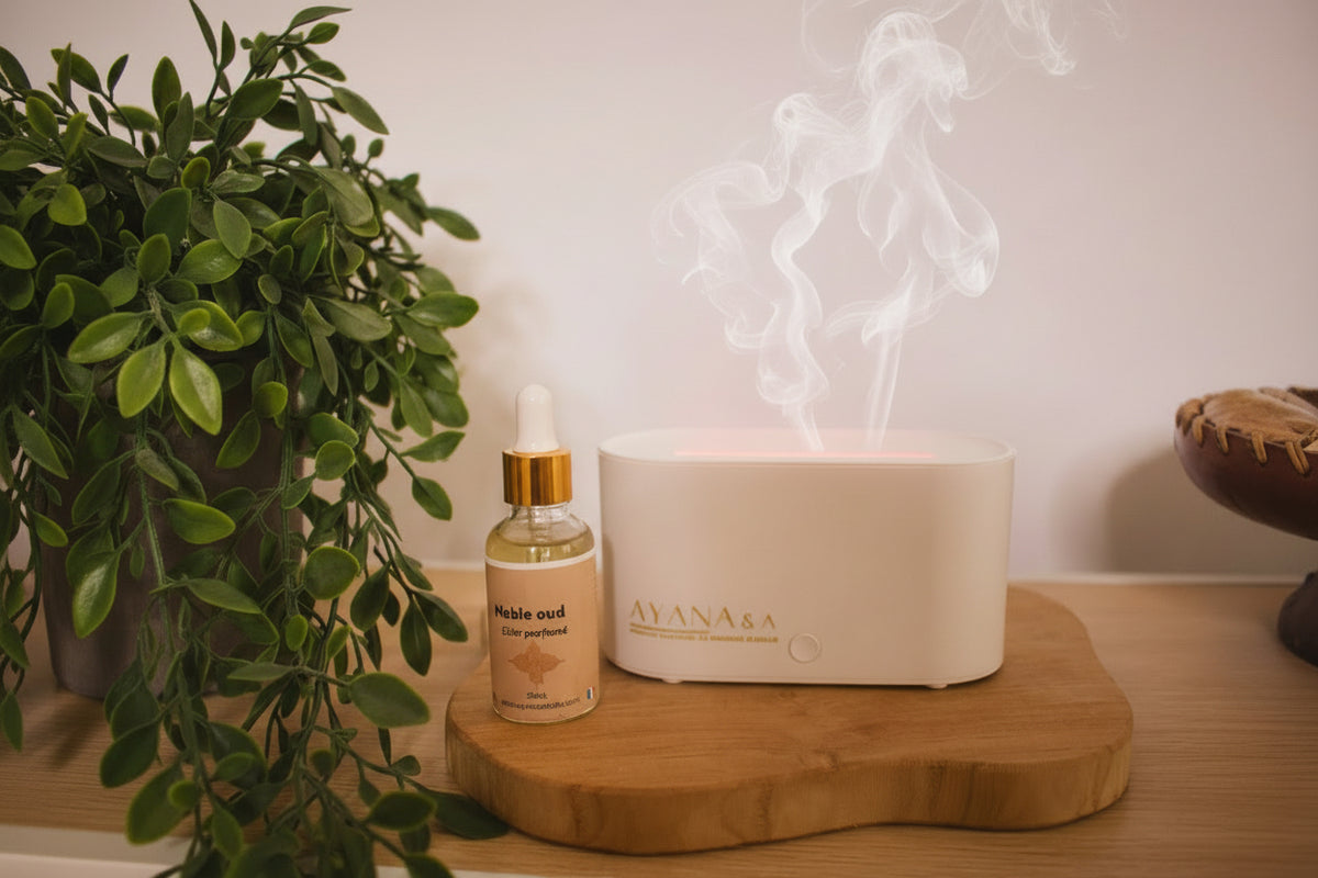 Diffuseur à Elixir parfumé Ayana et A Candle