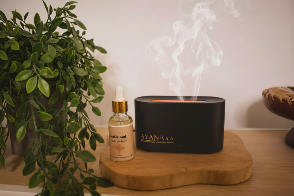Diffuseur à Elixir parfumé Ayana et A Candle
