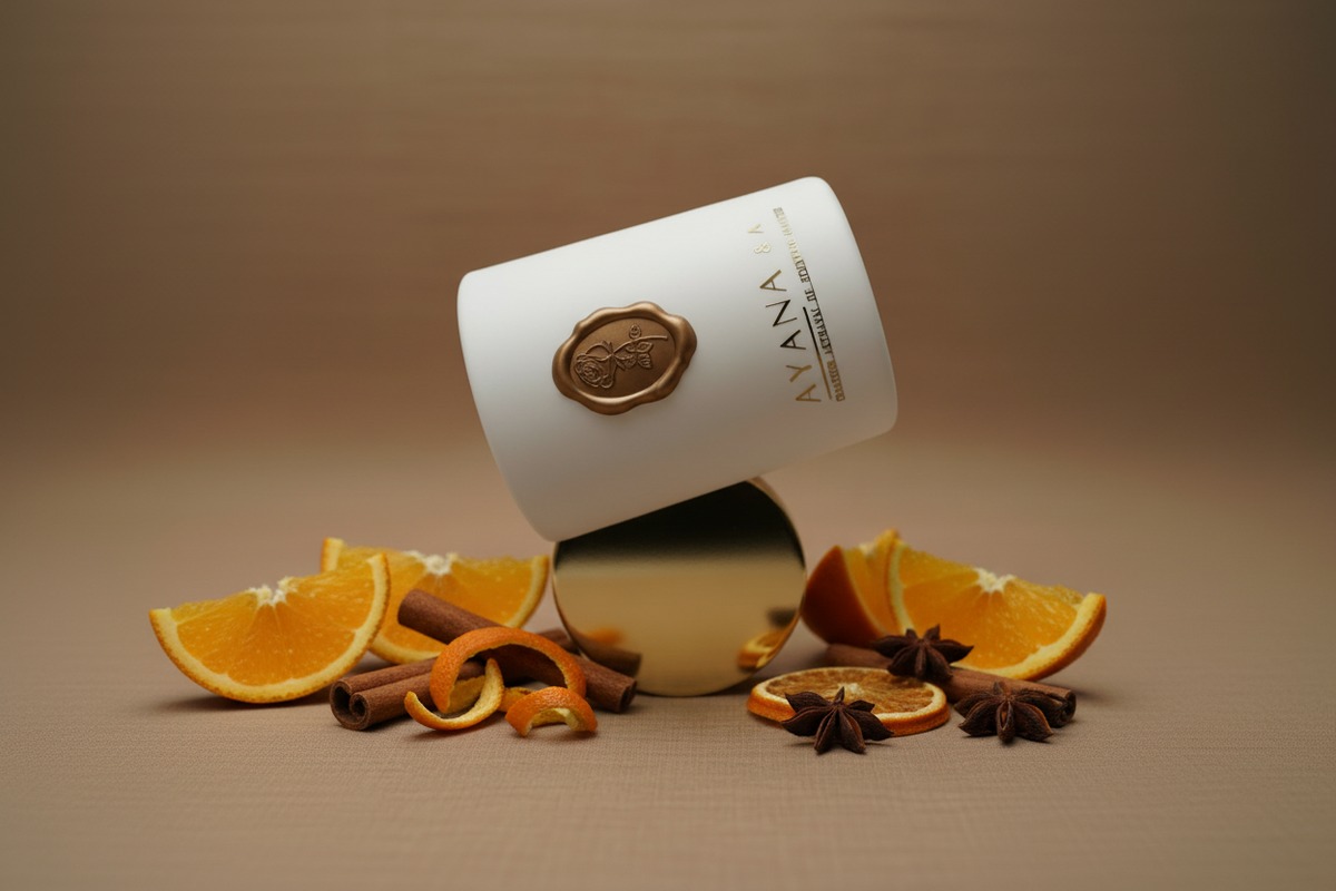 Bougie 180G - Orange Cannelle Ma boutique